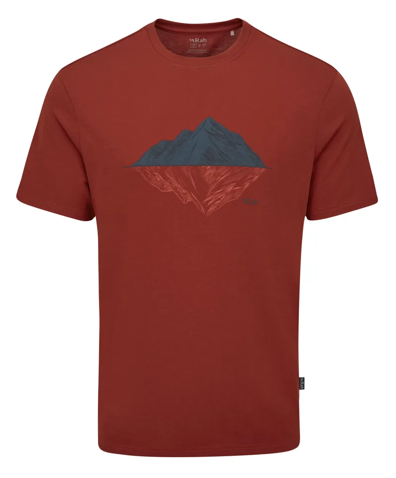 Rab Men's Crimp Reflection Tee Tuscan Red