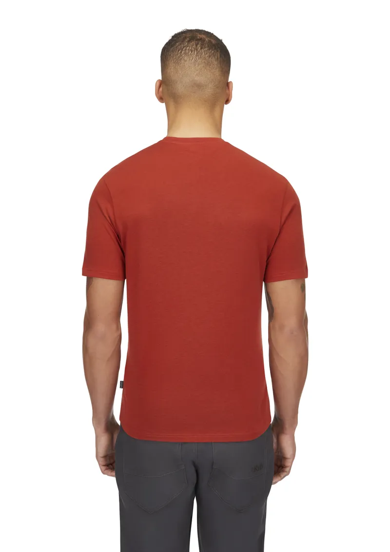 Rab Men's Crimp Reflection Tee Tuscan Red-4