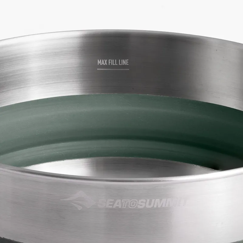 Sea to Summit Detour Stainless Steel Collapsible 3L Pot -5