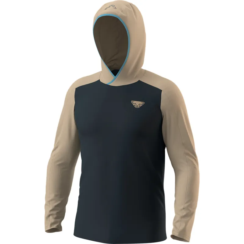 Dynafit Men's Traverse Sun Hoodie Rock Khaki