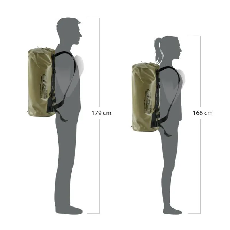 Ortlieb Duffle RC 49L Waterproof Expedition and Travel Bag Olive -4