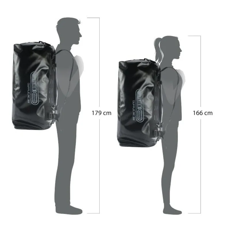 Ortlieb Duffle RC 89L Waterproof Expedition and Travel Bag Black-9