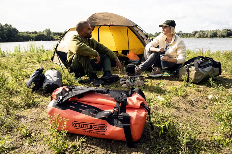 Ortlieb Duffle RC 49L Waterproof Expedition and Travel Bag Coral -2