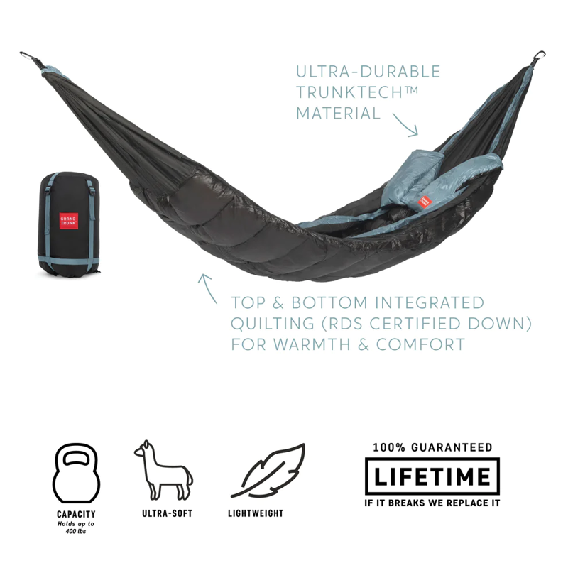Grand Trunk Evolution Down Sleeping Bag Hammock Storm-9