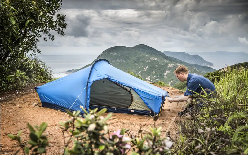 Fjallraven Abisko Lite 1 UN  Tent Blue-2