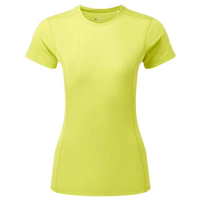 Montane Womens Dart Lite T-Shirt Citrus Spring