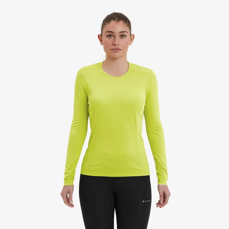 Montane Womens Dart Lite LS T-Shirt Citrus Spring-1