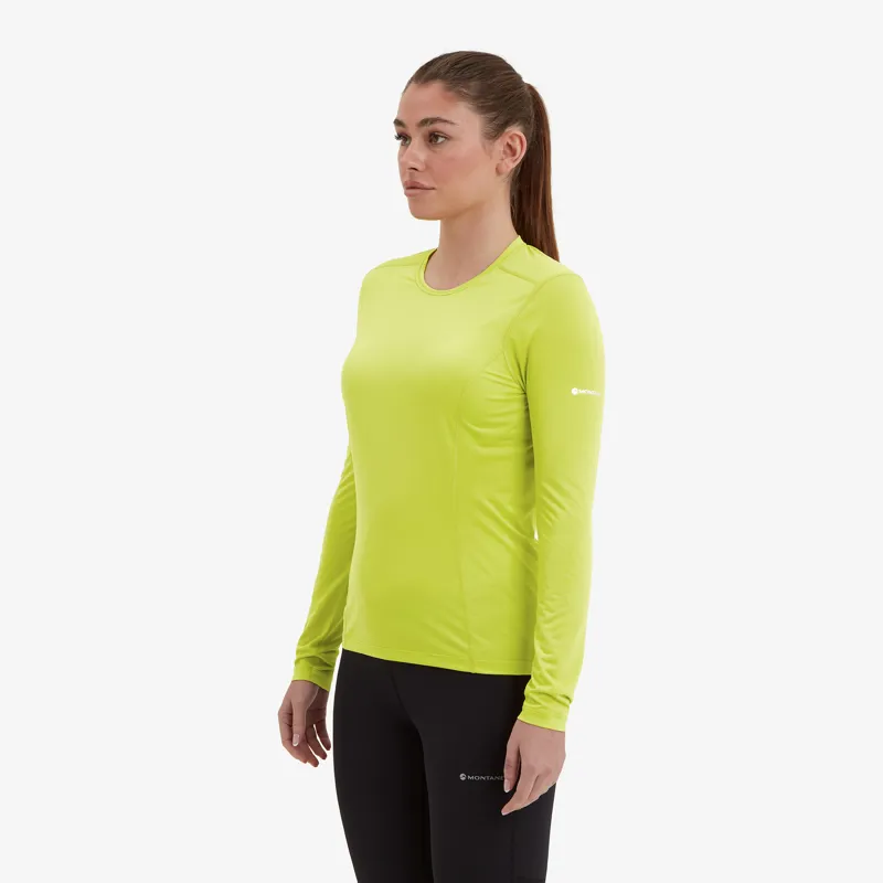 Montane Womens Dart Lite LS T-Shirt Citrus Spring-2