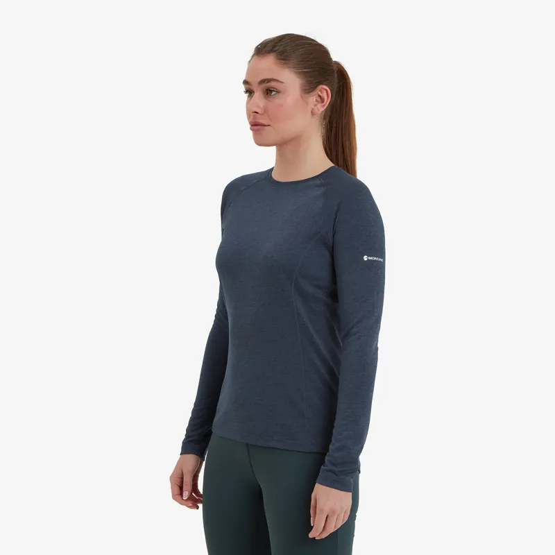 Montane Women's Dart Long Sleeve T-Shirt Eclipse Blue-2