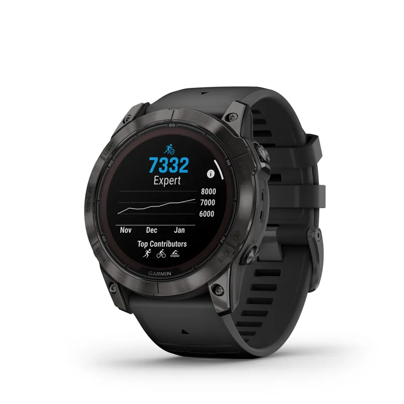 Garmin fenix 7 Pro Sapphire Solar Edition 47 Carbon DLC Titanium Black DEACTIVATED