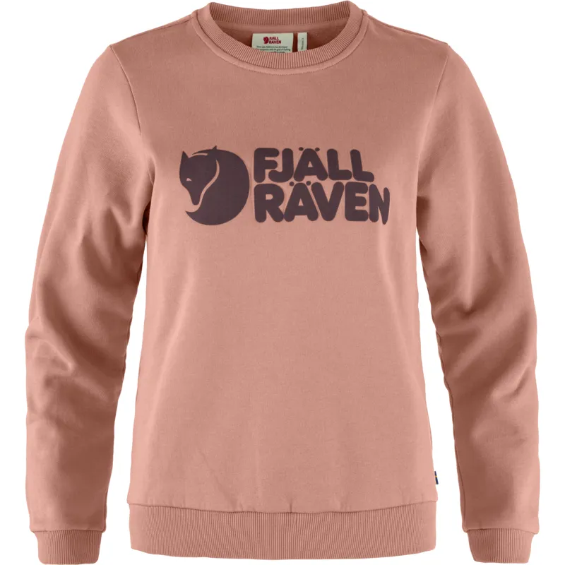 Fjallraven Women's Logo Sweater Dusty Rose/ Port