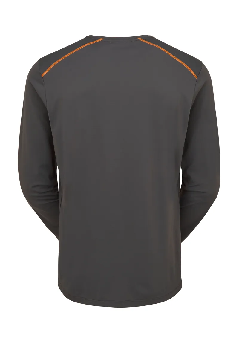 Rab Men's Force Long Sleeve T-Shirt Graphene-1
