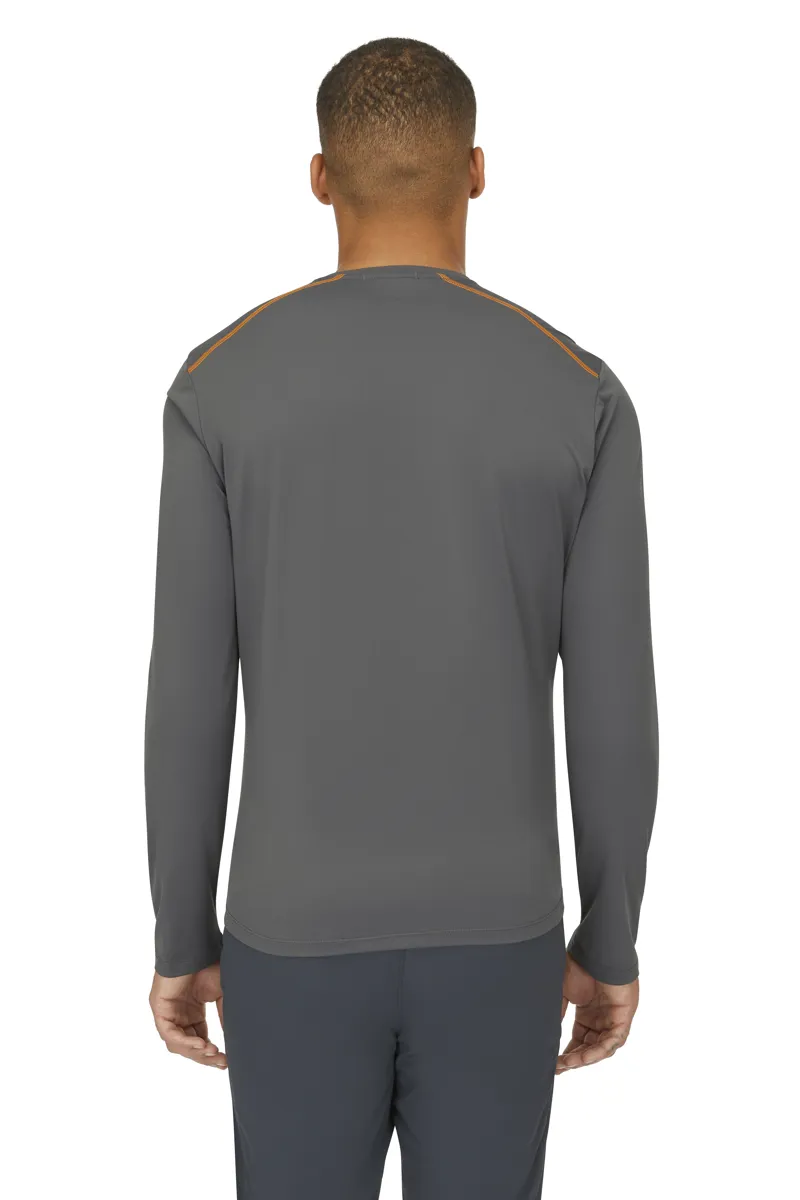 Rab Men's Force Long Sleeve T-Shirt Graphene-4