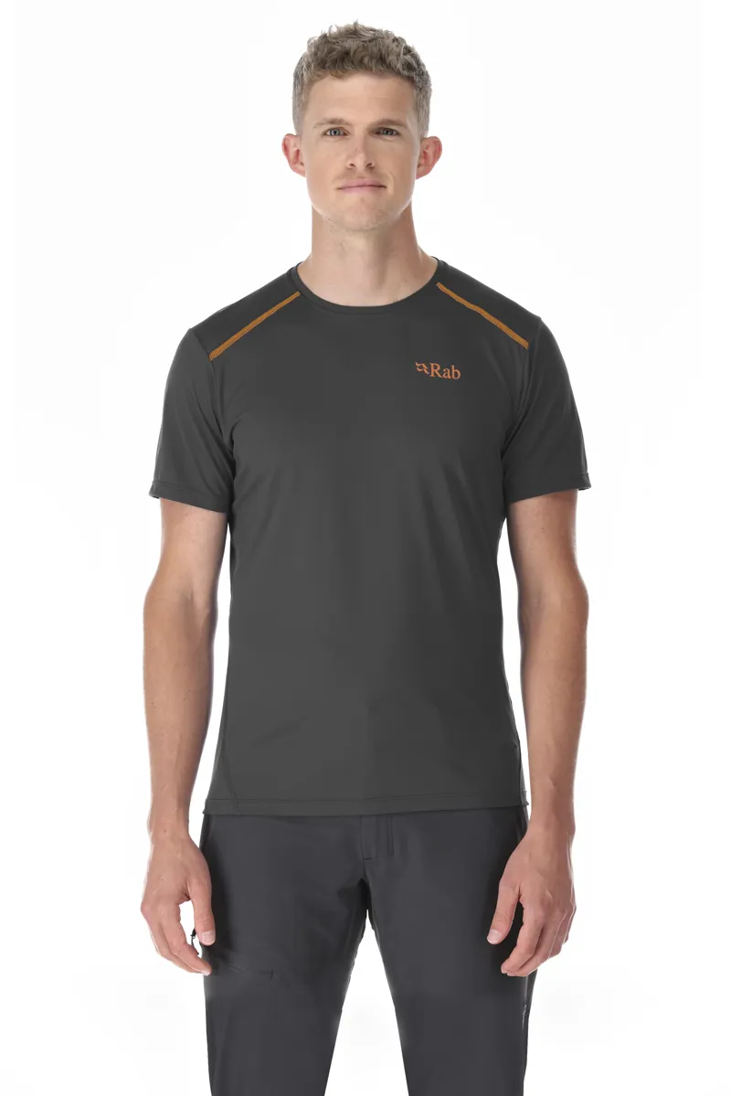 Rab Mens Force Lightweight Short Sleeve T-Shirt Graphene-2
