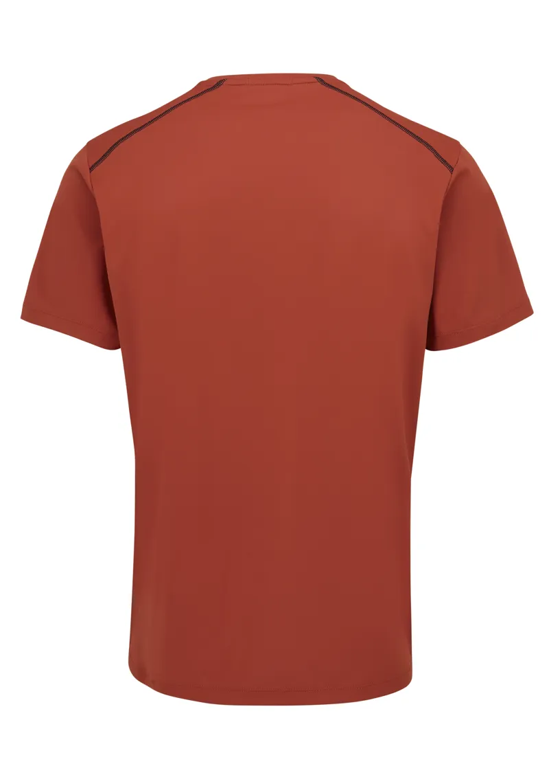 Rab Mens Force Lightweight Short Sleeve T-Shirt Tuscan Red-1