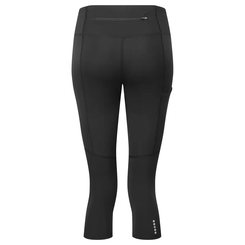 Montane Women's Slipstream 3/4 Trail Tights Black-1