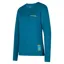 La Sportiva Women's Climbing On The Moon Sweatshirt Turchese