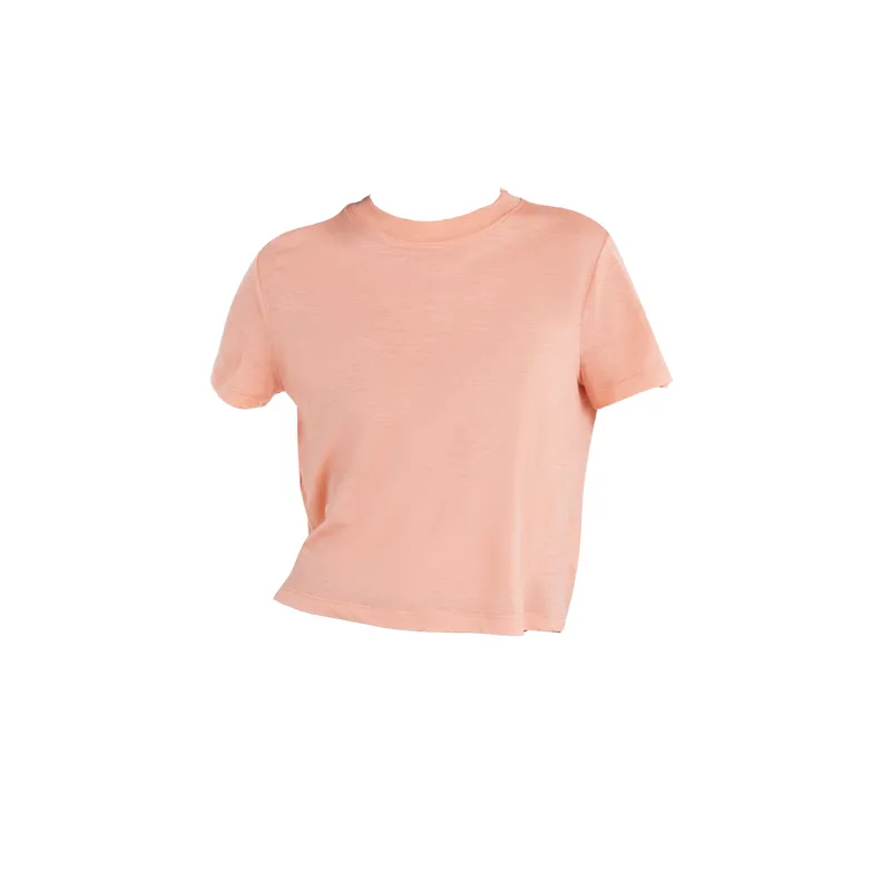 Icebreaker Women's Merino 150 Tech Lite SS Crop Tee Glow