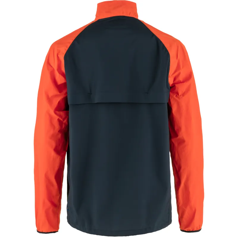 Fjallraven Men's High Coast Hybrid Wind Jacket Dark Navy / Flame Orange-1