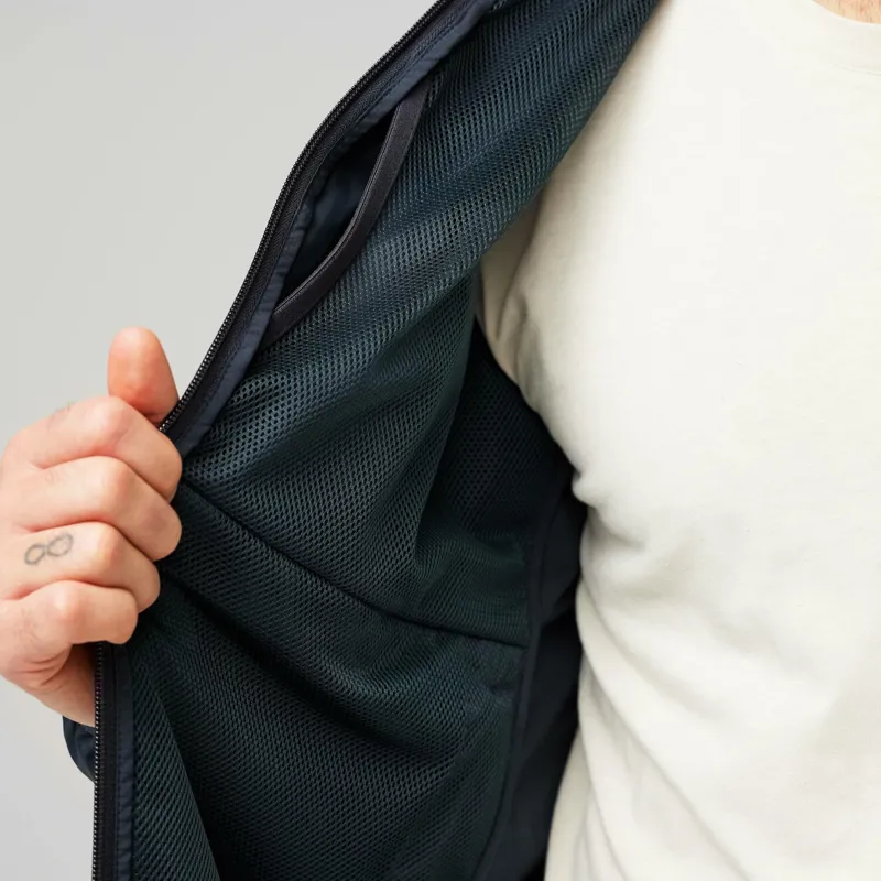 Fjallraven Men's High Coast Hybrid Wind Jacket Dark Navy / Flame Orange-6