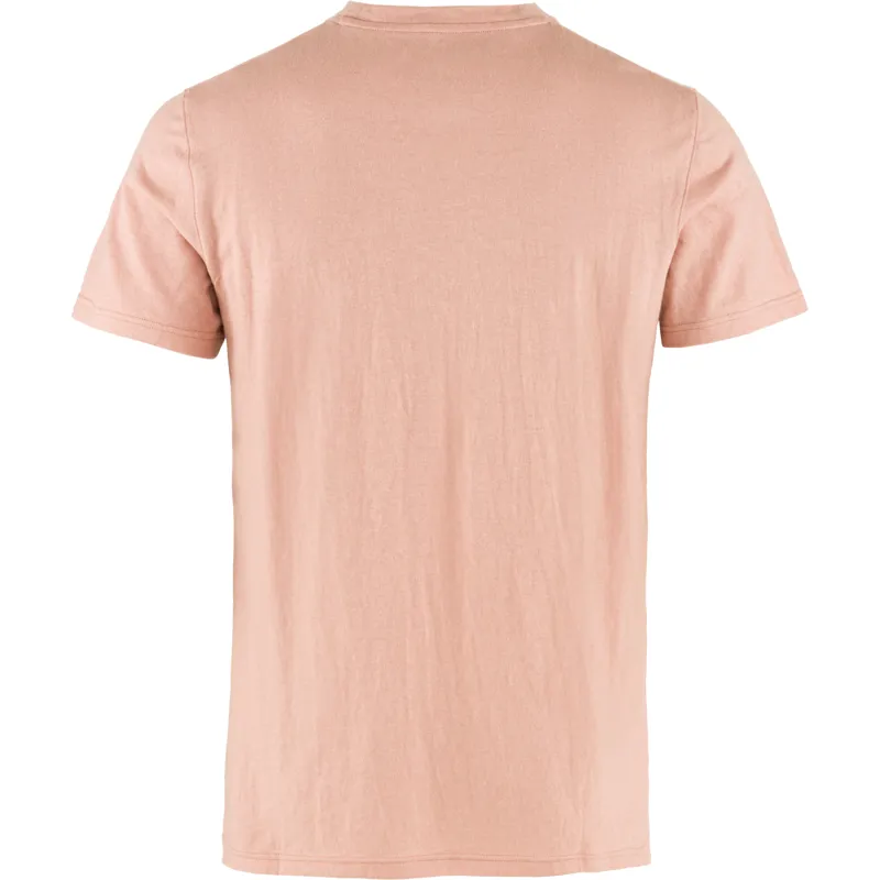 Fjallraven Mens Hemp Blend T-Shirt Chalk Rose-1