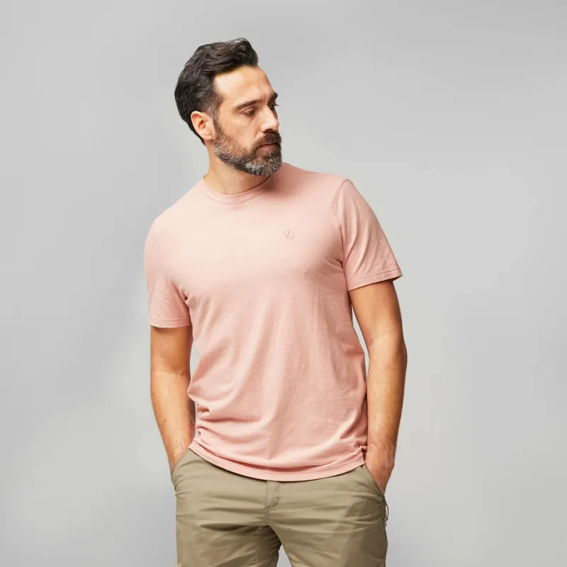 Fjallraven Mens Hemp Blend T-Shirt Chalk Rose-2