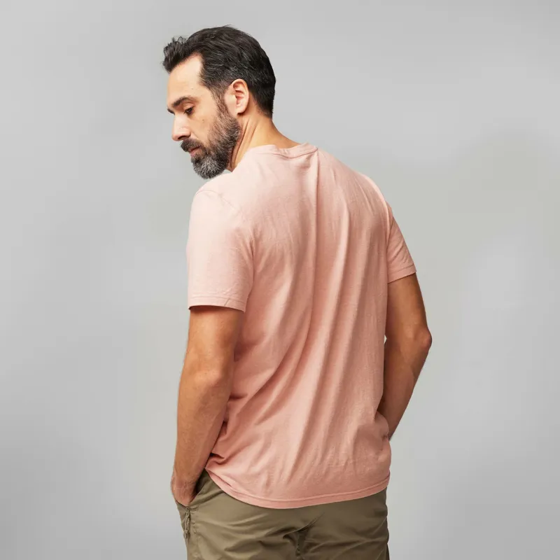 Fjallraven Mens Hemp Blend T-Shirt Chalk Rose-3