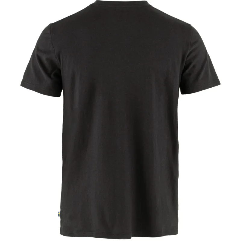 Fjallraven Mens Hemp Blend T-Shirt Black-1