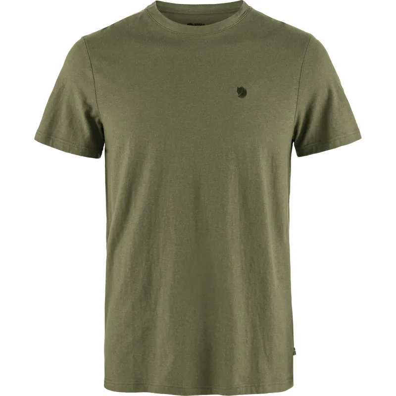 Fjallraven Mens Hemp Blend T-Shirt Green