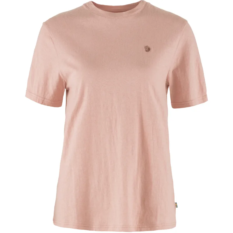 Fjallraven Women's Hemp Blend T-Shirt Chalk Rose