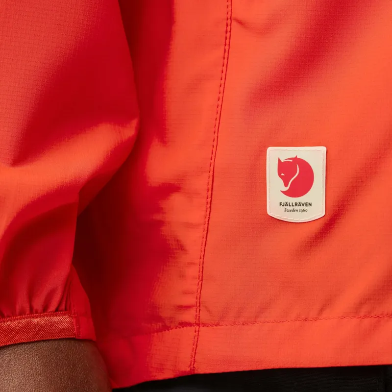 Fjallraven Women's High Coast Wind Hoodie Flame Orange-9