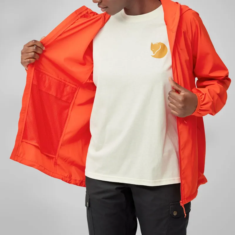 Fjallraven Women's High Coast Wind Hoodie Chalk Rose-10