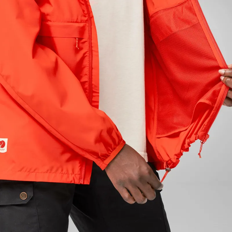 Fjallraven Women's High Coast Wind Hoodie Flame Orange-11