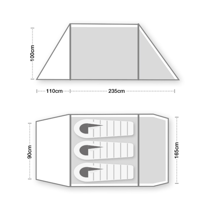 Wild Country Hoolie Compact 3 Tent-1