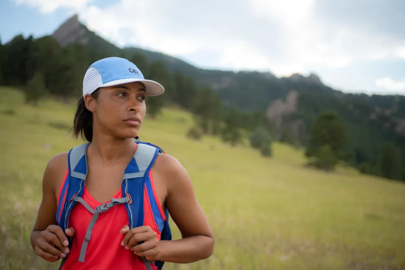 Outdoor Research Swift Air Cap Titanium/Cortez-4