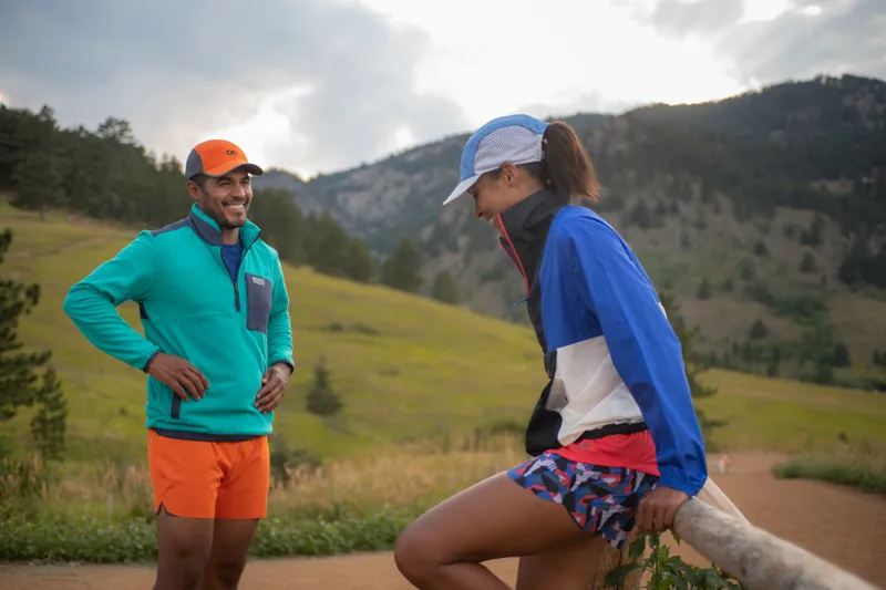 Outdoor Research Swift Air Cap Titanium/Cortez-5