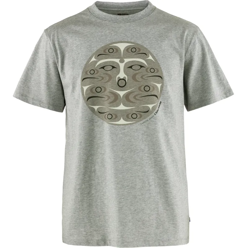 Fjallraven Unisex Kanken Art T-Shirt Grey Melange