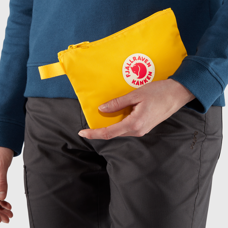 Fjallraven Kanken Gear Pocket Ochre-3