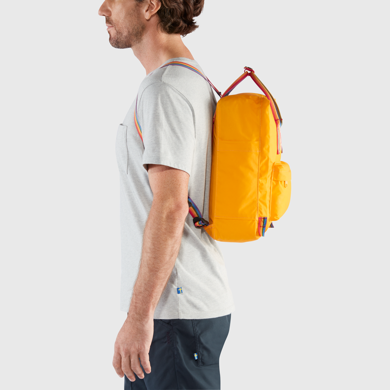 Fjallraven Kanken Classic Rainbow Black-5