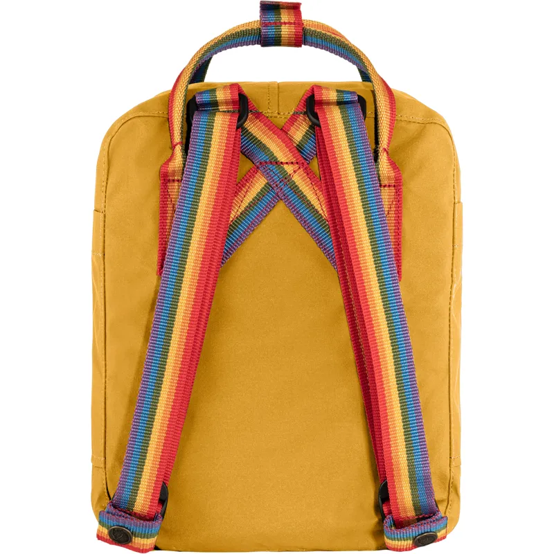 Fjallraven Kanken Rainbow Mini Ochre-1