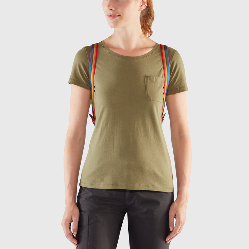 Fjallraven Kanken Rainbow Mini Ochre-4