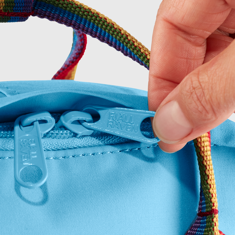 Fjallraven Kanken Rainbow Mini Black-7