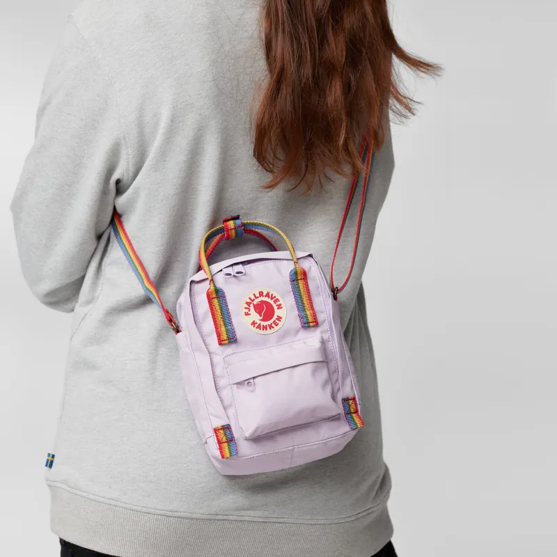 Fjallraven Kanken Rainbow Sling Lavender-5