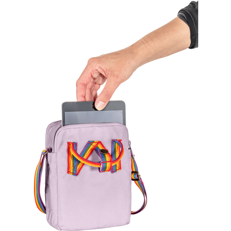 Fjallraven Kanken Rainbow Sling Lavender-3
