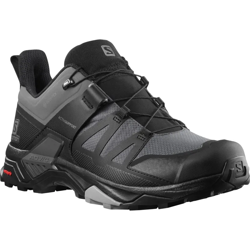 Salomon Men's X-Ultra 4 Wide GTX Shoes Magnet/Black/Monument