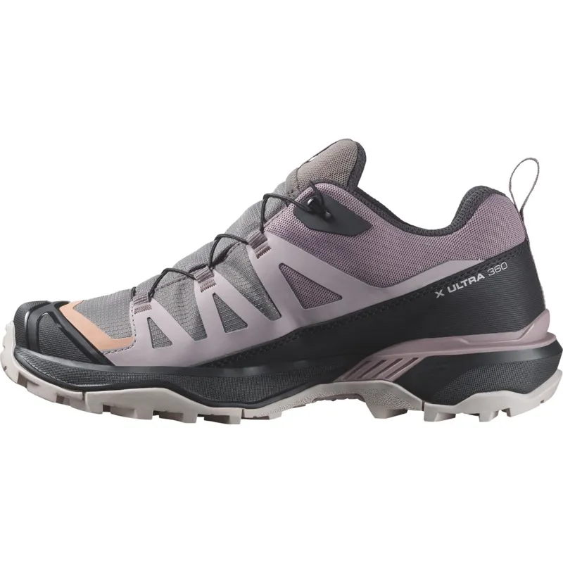 Salomon Women's X Ultra 360 GTX Plum Kitten/Phantom/Cork-6
