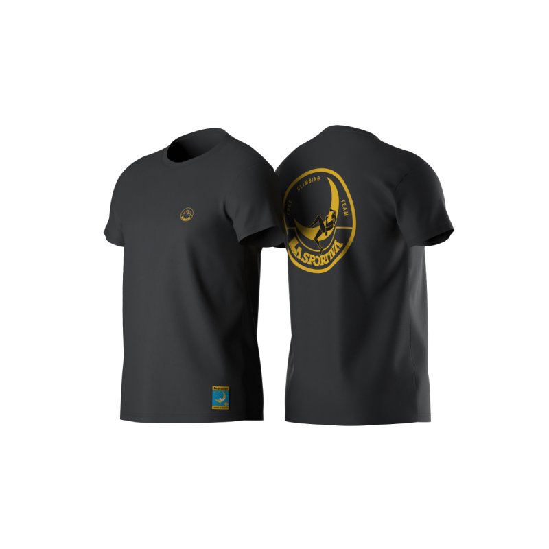 La Sportiva Men's Climbing On The Moon T-Shirt Carbon-2