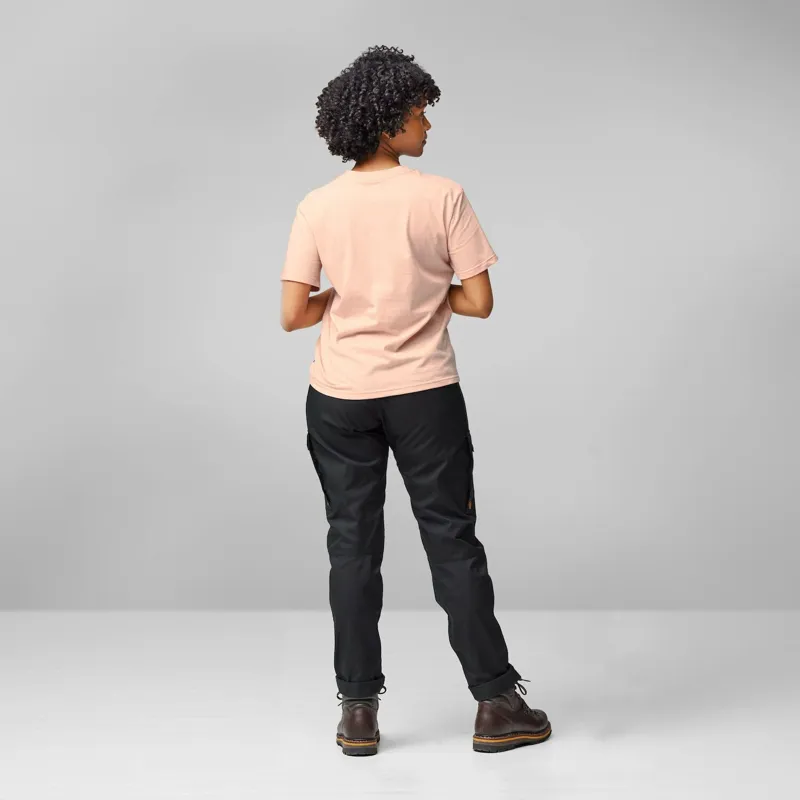 Fjallraven Women's Lush Logo T-Shirt Ultra-Marine-3