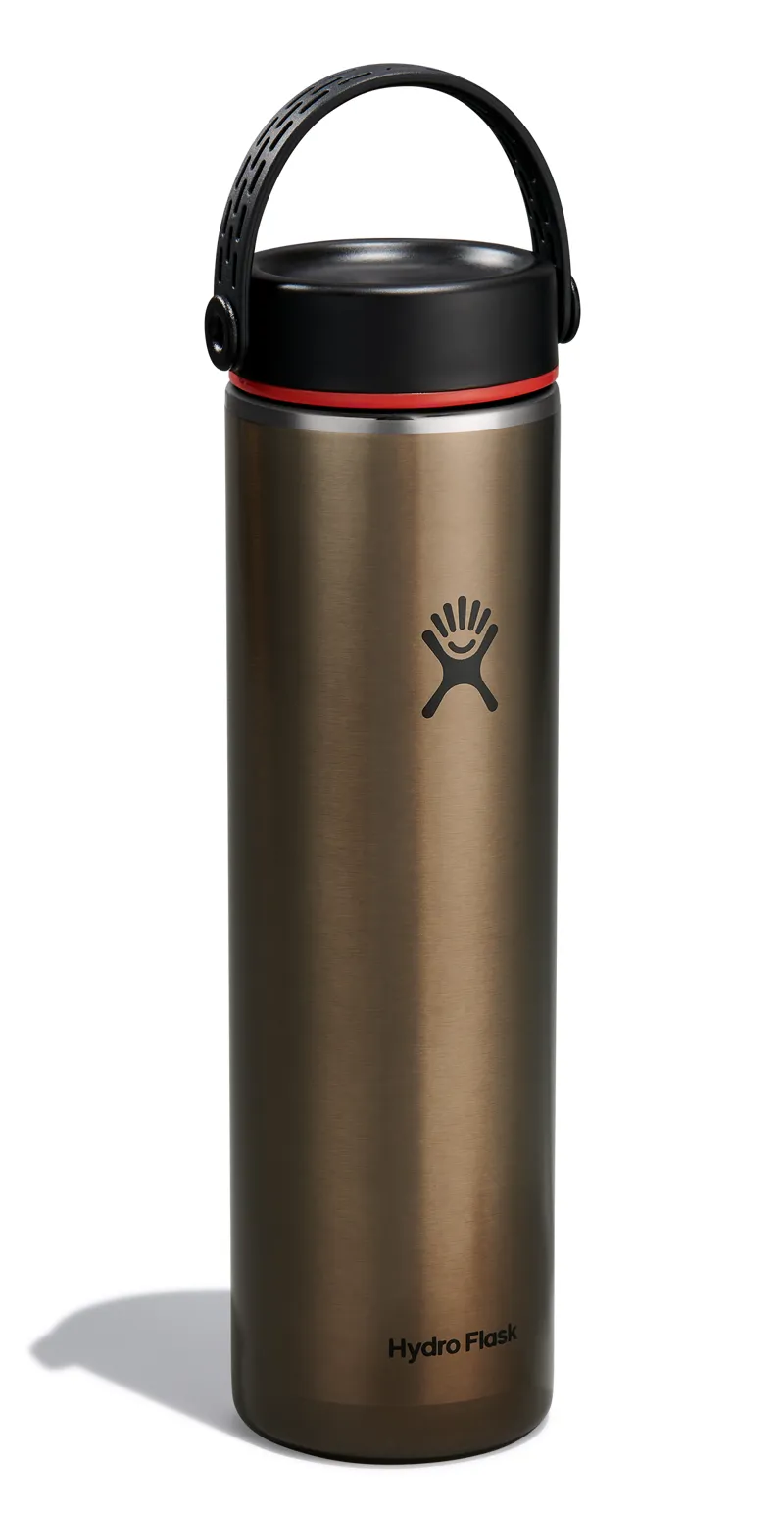 Hydro Flask 24oz Lightweight Wide Flex Cap Bottle Obsidian