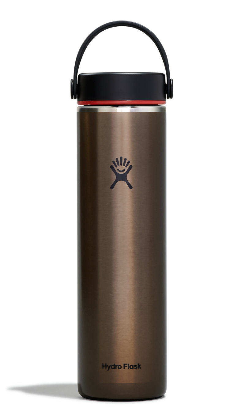 Hydro Flask 24oz Lightweight Wide Flex Cap Bottle Obsidian-1